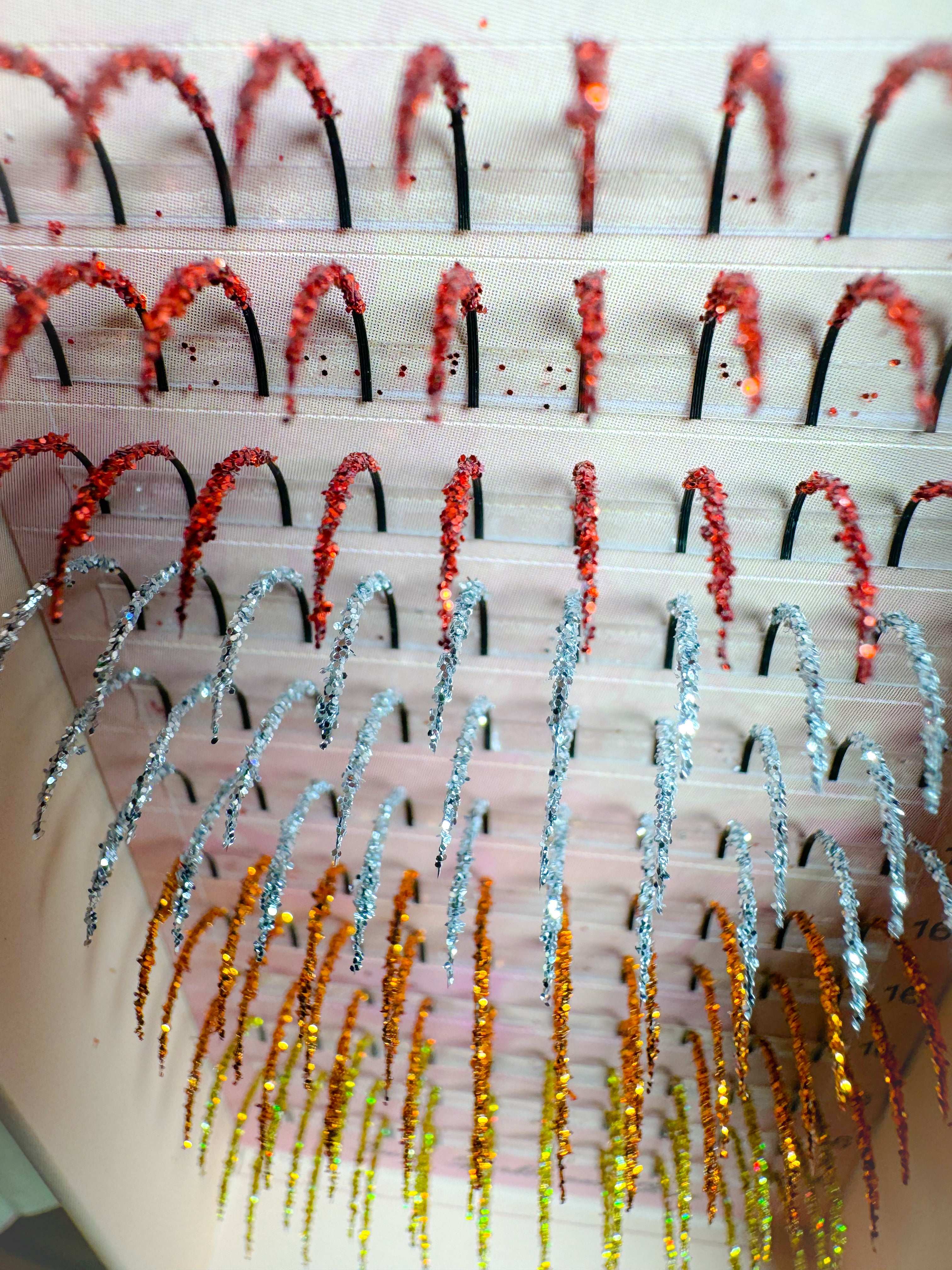 Glamour Glitzer - Wimpern Spikes
