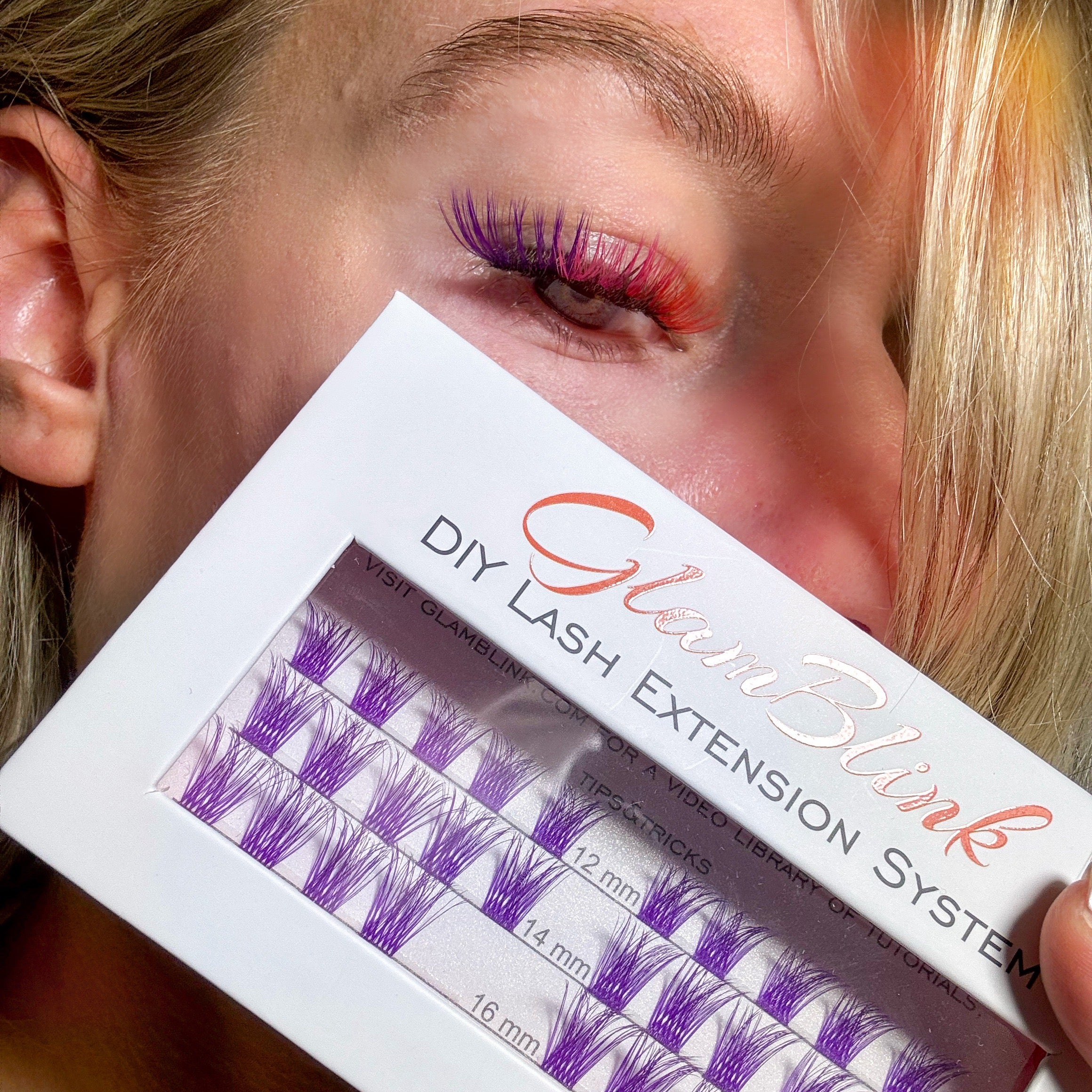 ColorGlam: farbige WimpernExtensions