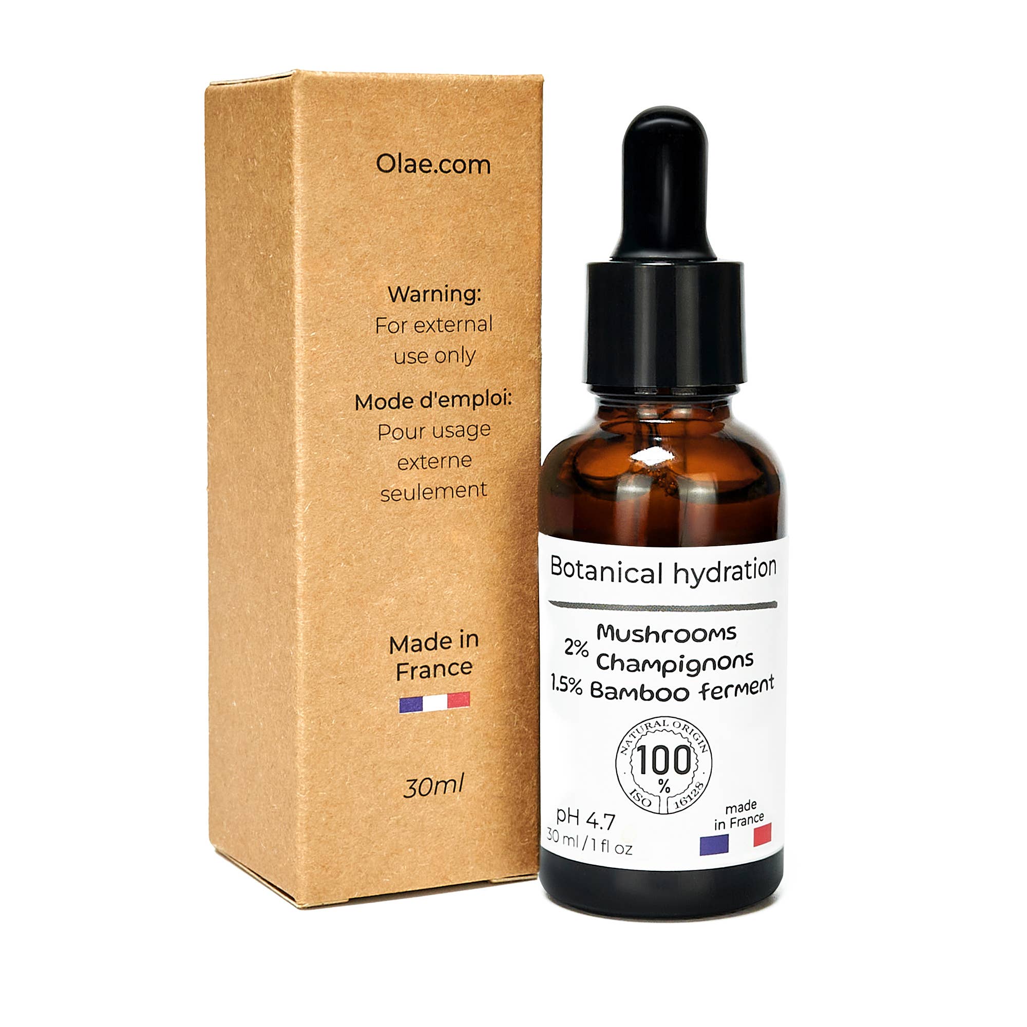 OLAE Botanical Hydration Serum – 2 % Mushroom & 1,5 % Bamboo Ferment für intensive Feuchtigkeit