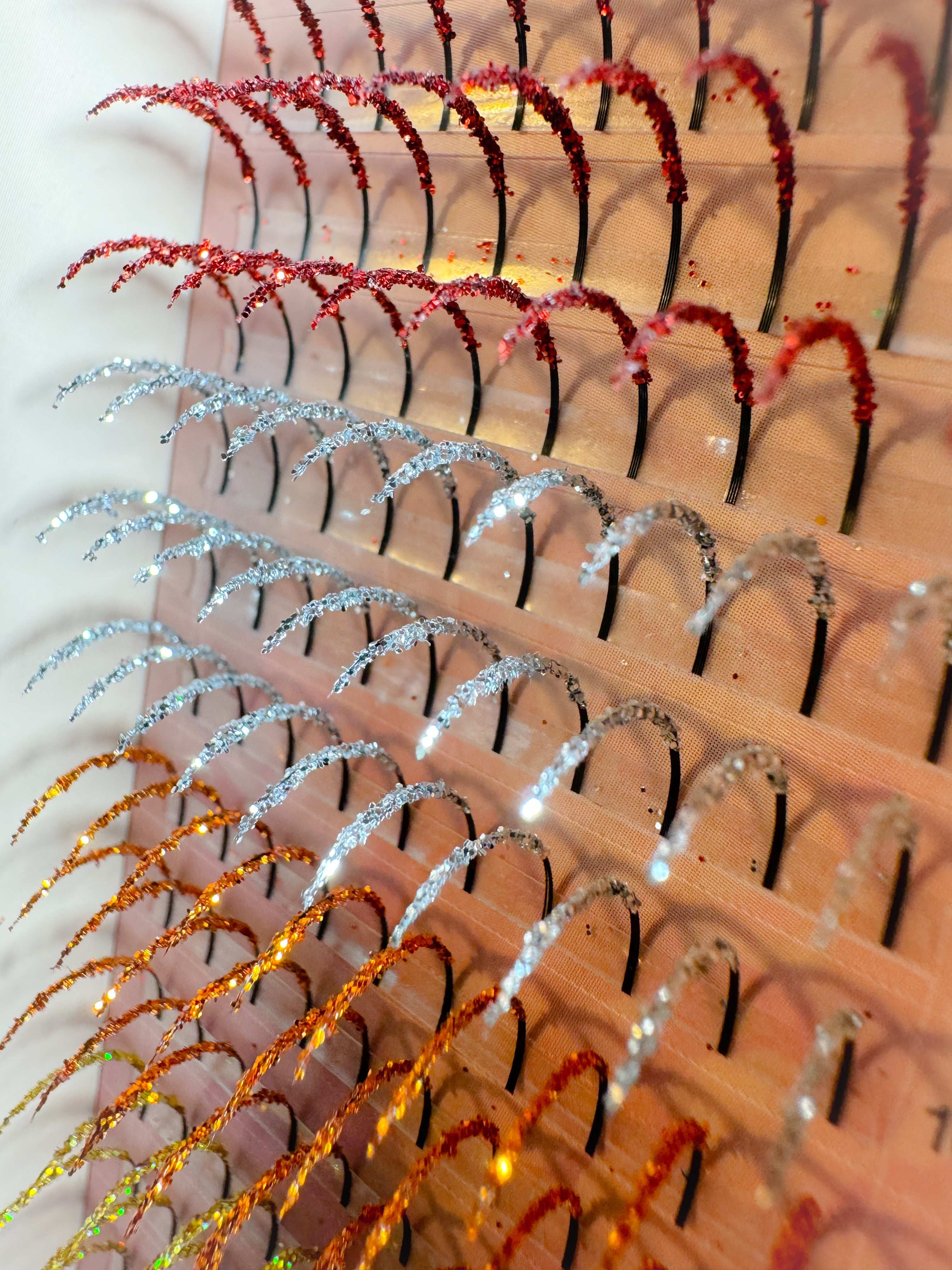 Glamour Glitzer - Wimpern Spikes