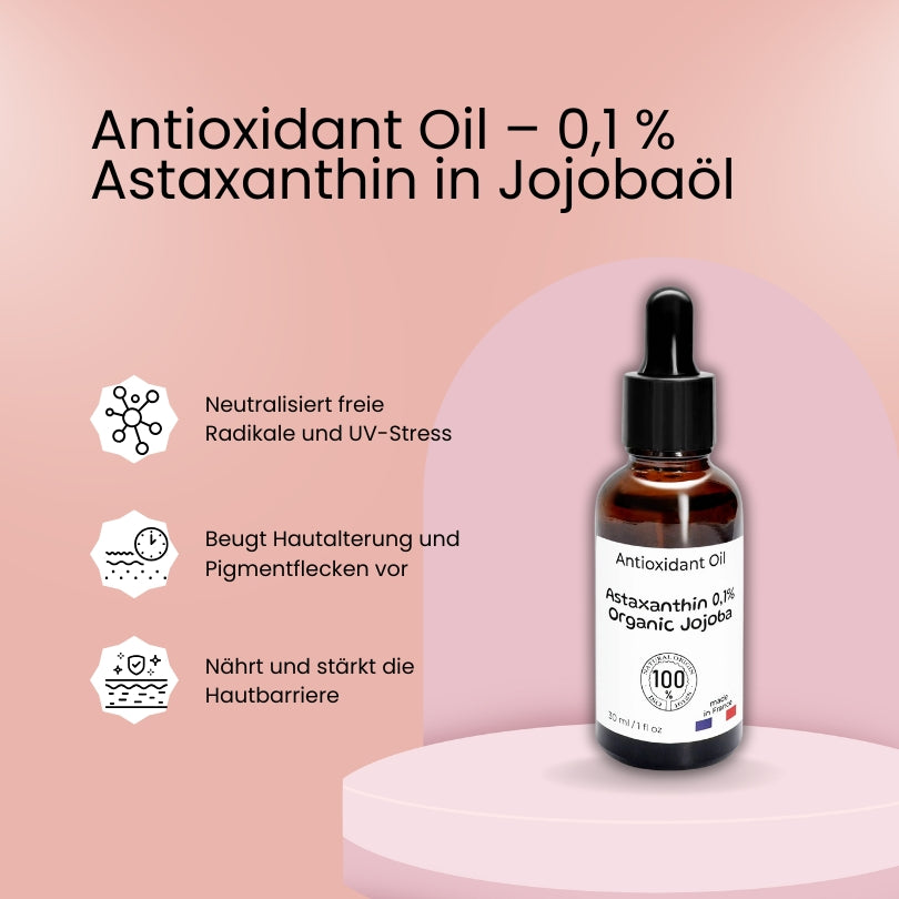 OLAE Antioxidant Oil – 0,1 % Astaxanthin in Bio-Jojobaöl