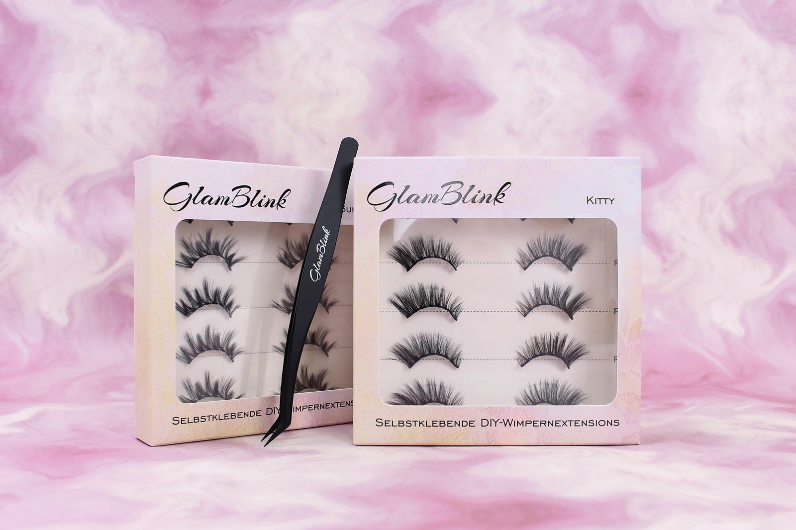 Bandlose Wimpern Set: Sunshine & Kitty | inkl. Applikator & gratis Bond & Sealer